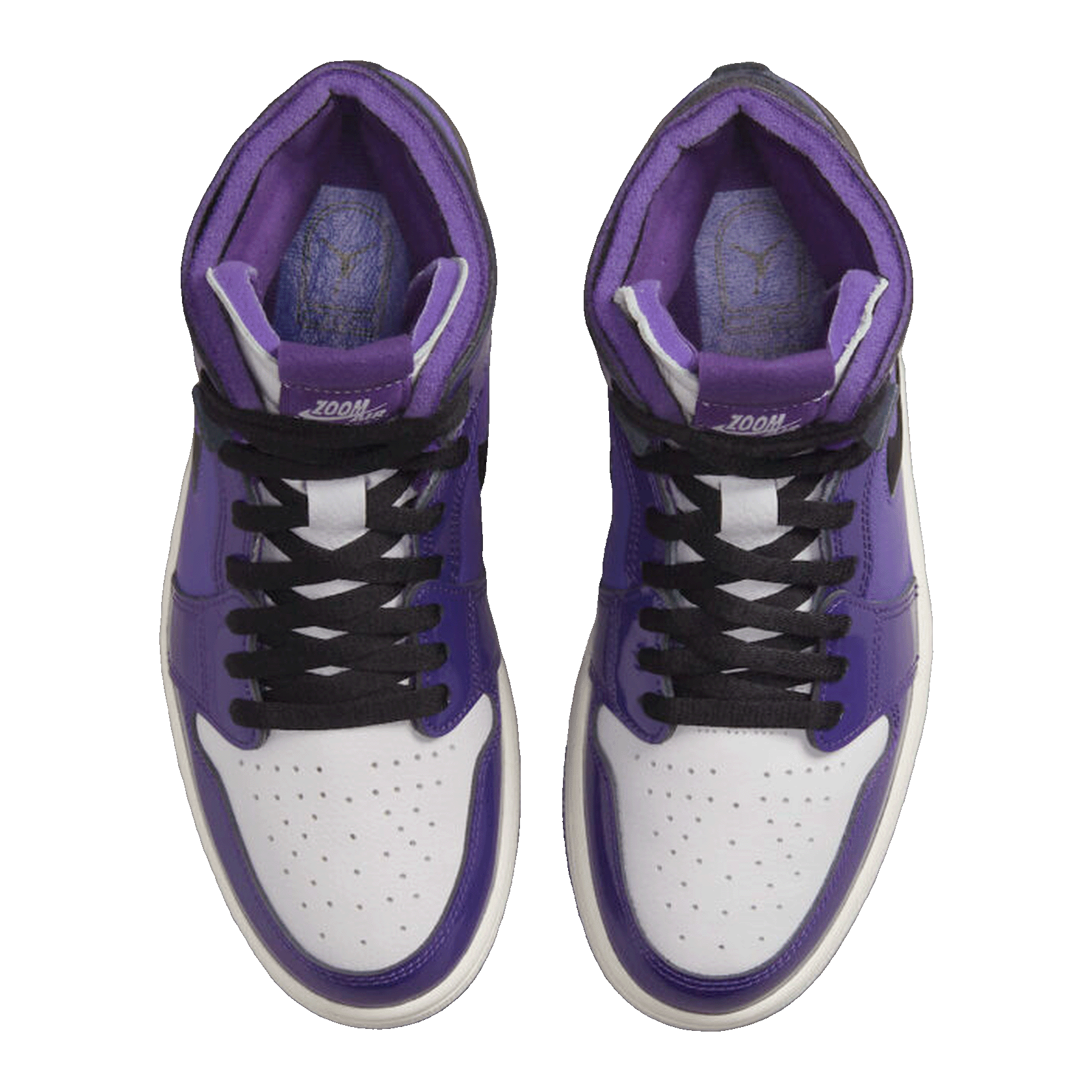 Nike Air Jordan 1 High Zoom Air CMFT Purple Patent (W) Oben
