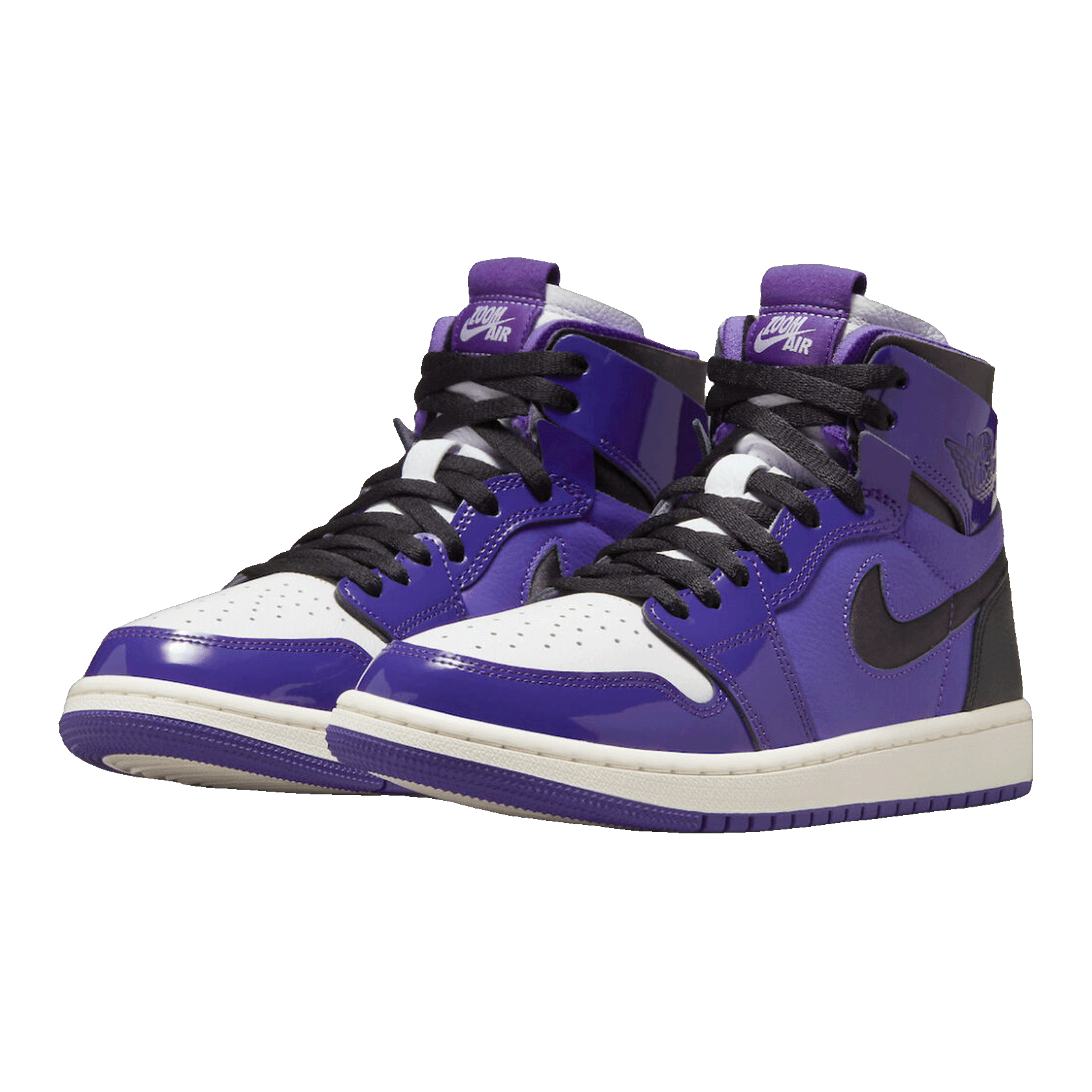 Nike Air Jordan 1 High Zoom Air CMFT Purple Patent (W) Side
