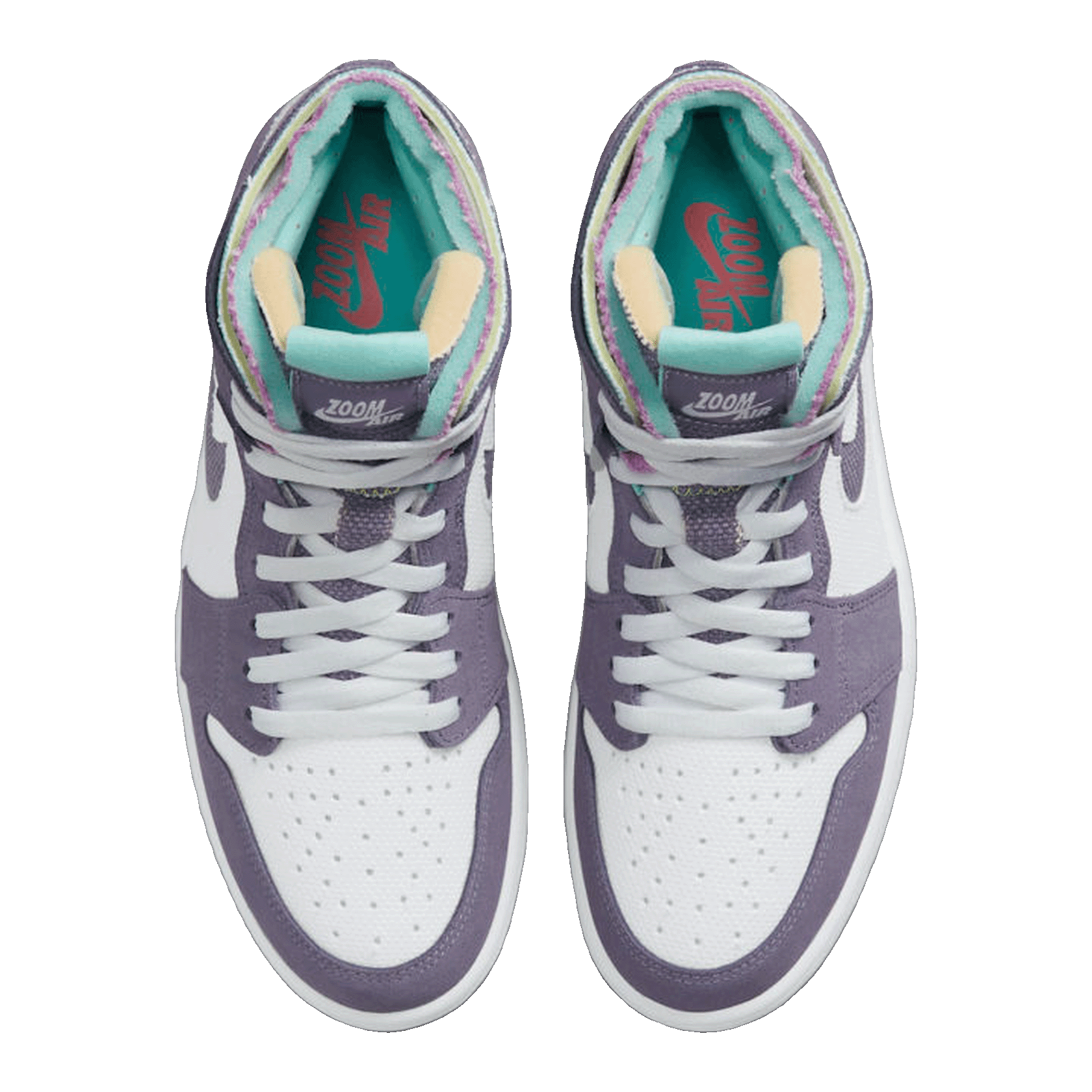 Nike Air Jordan 1 High Zoom Air CMFT White Daybreak Tropical Twist Oben