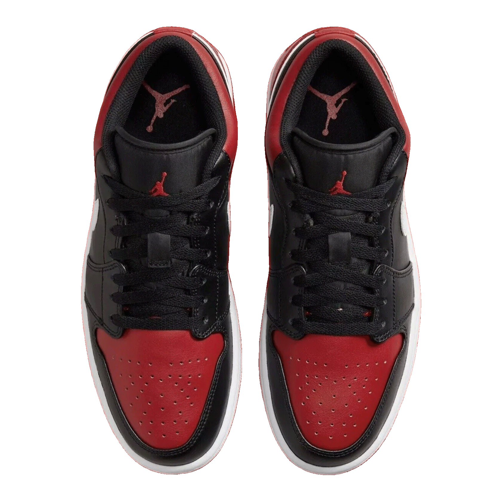 Nike Air Jordan 1 Low Alternate Bred Toe Oben