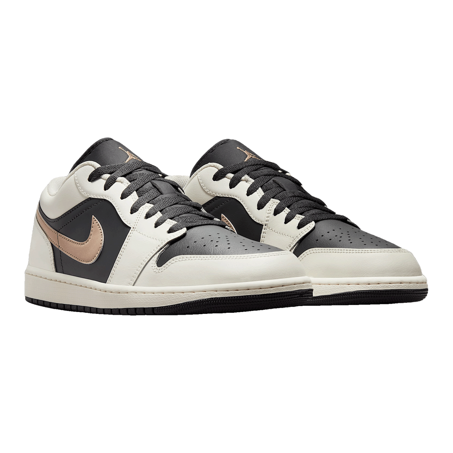 Nike Air Jordan 1 Low Anthracite Hemp Sail Side