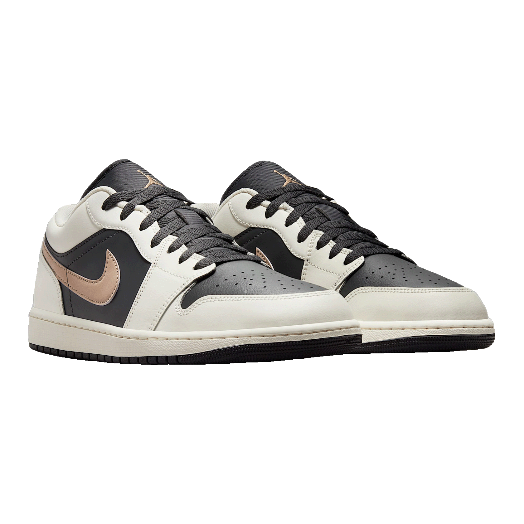 Nike Air Jordan 1 Low Anthracite Hemp Sail Side
