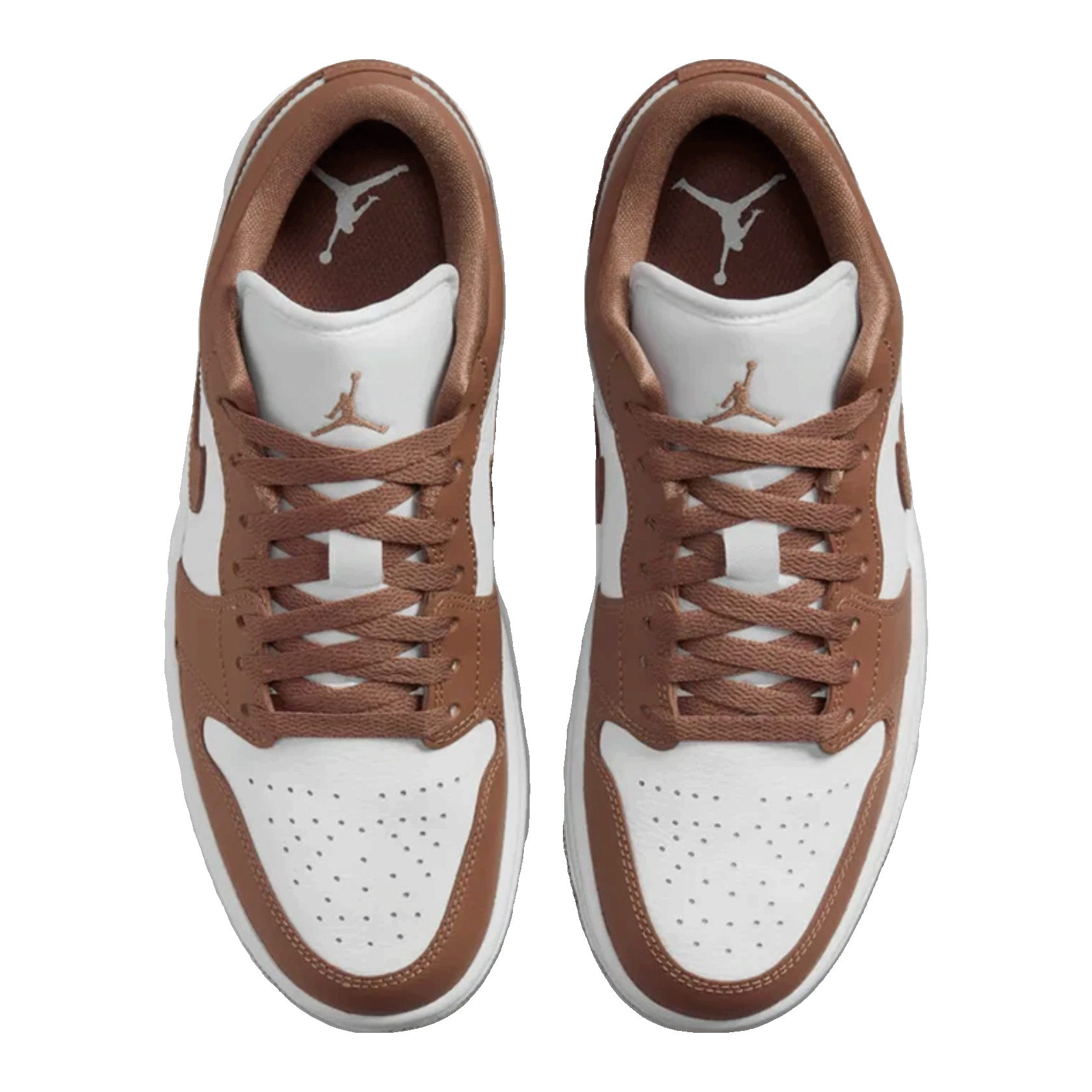 Nike Air Jordan 1 Low Archaeo Brown White (W) Oben