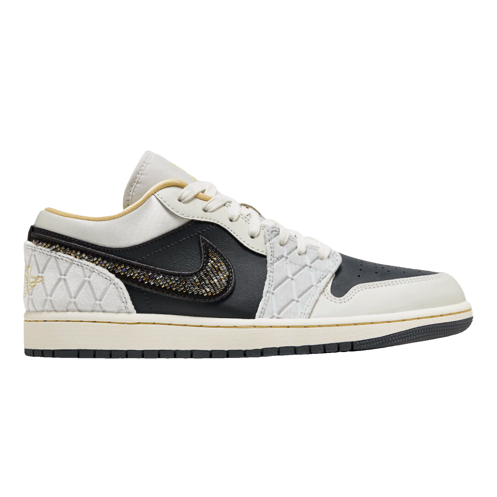 Nike Air Jordan 1 Low Beaded Swoosh