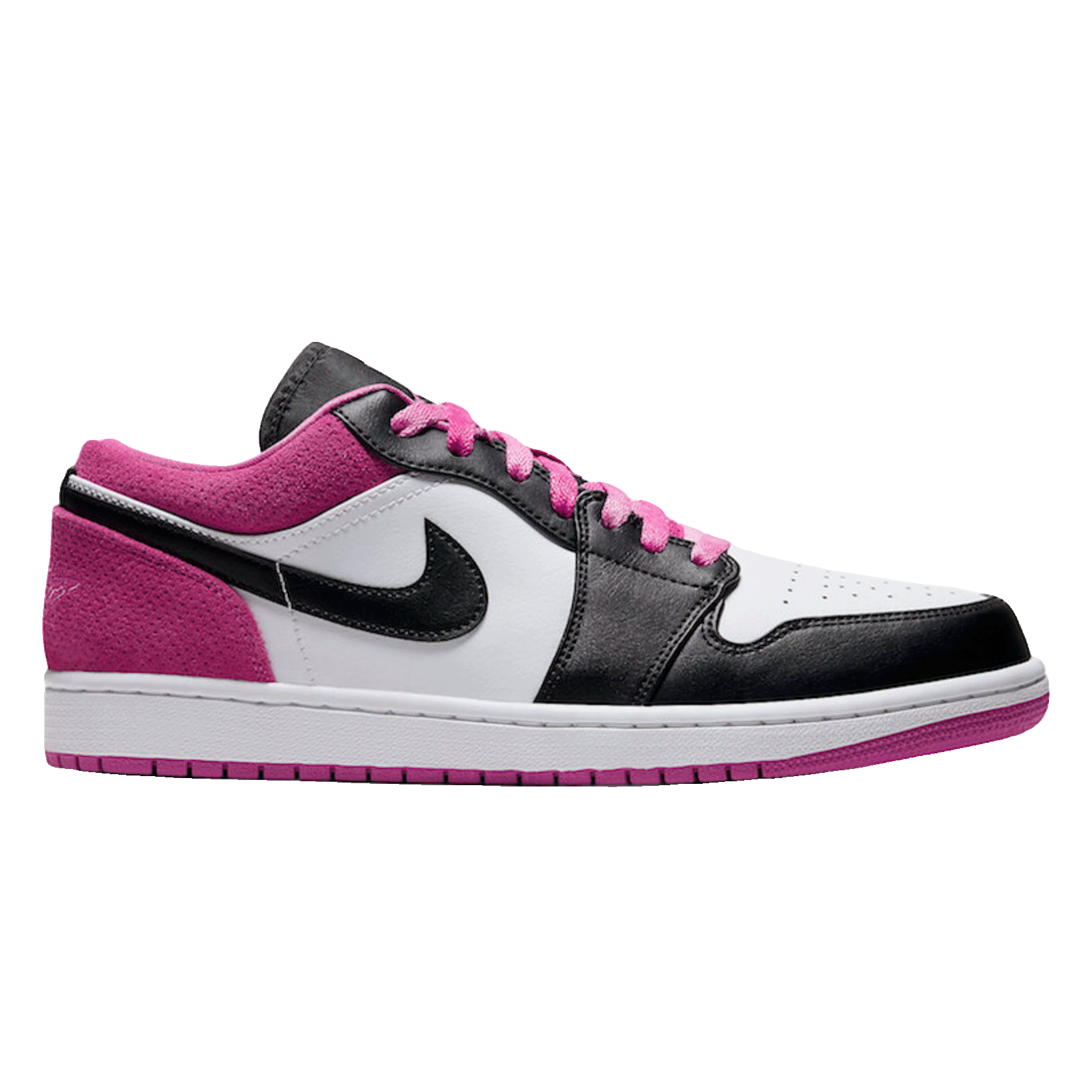 Nike Air Jordan 1 Low Black Active Fuchsia (GS)