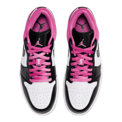 Nike Air Jordan 1 Low Black Active Fuchsia (GS) Oben