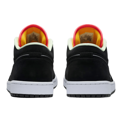 Nike Air Jordan 1 Low Black Aurora Green Laser Orange Back