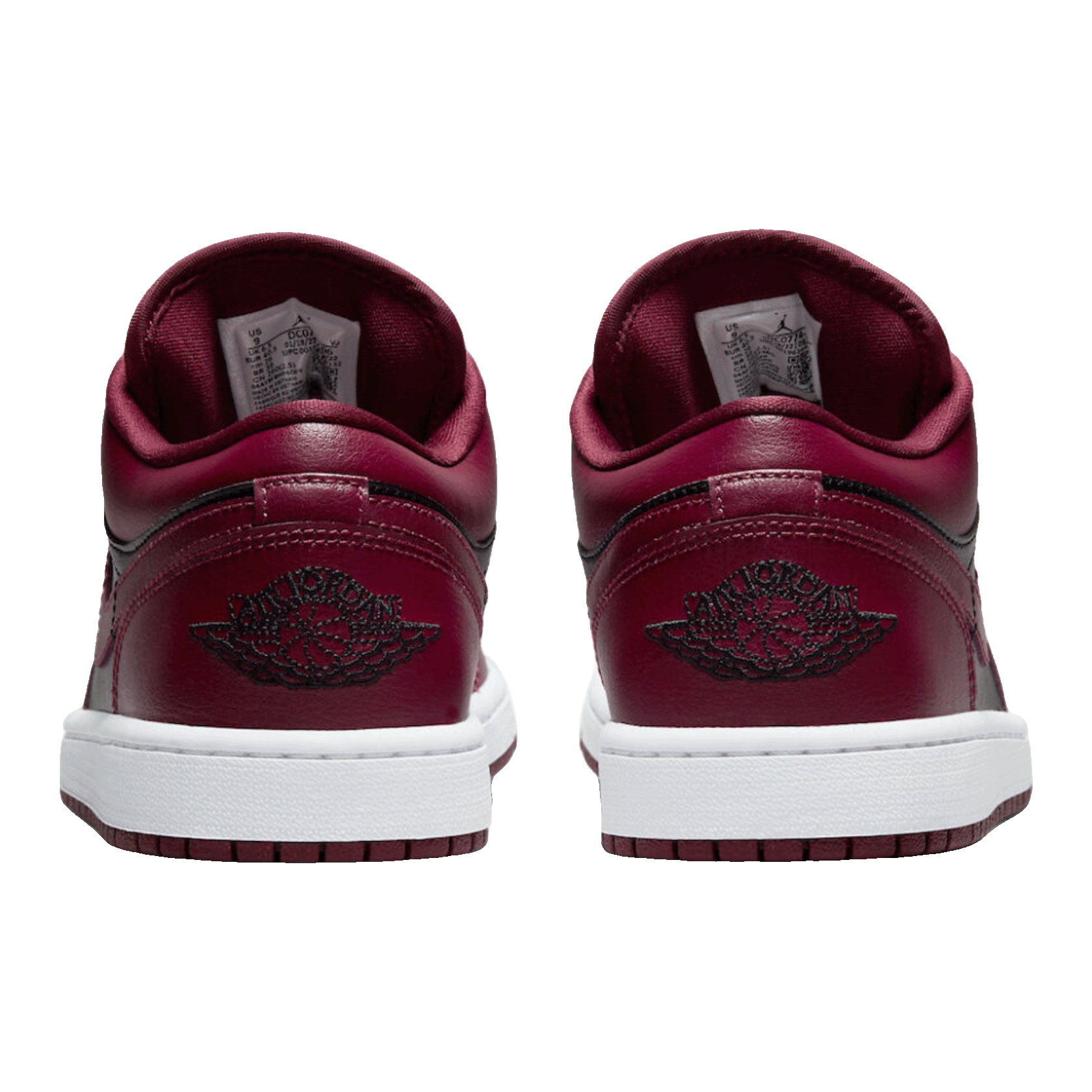 Nike Air Jordan 1 Low Black Dark Beetroot (W) Back