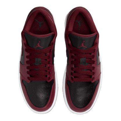 Nike Air Jordan 1 Low Black Dark Beetroot (W) Oben