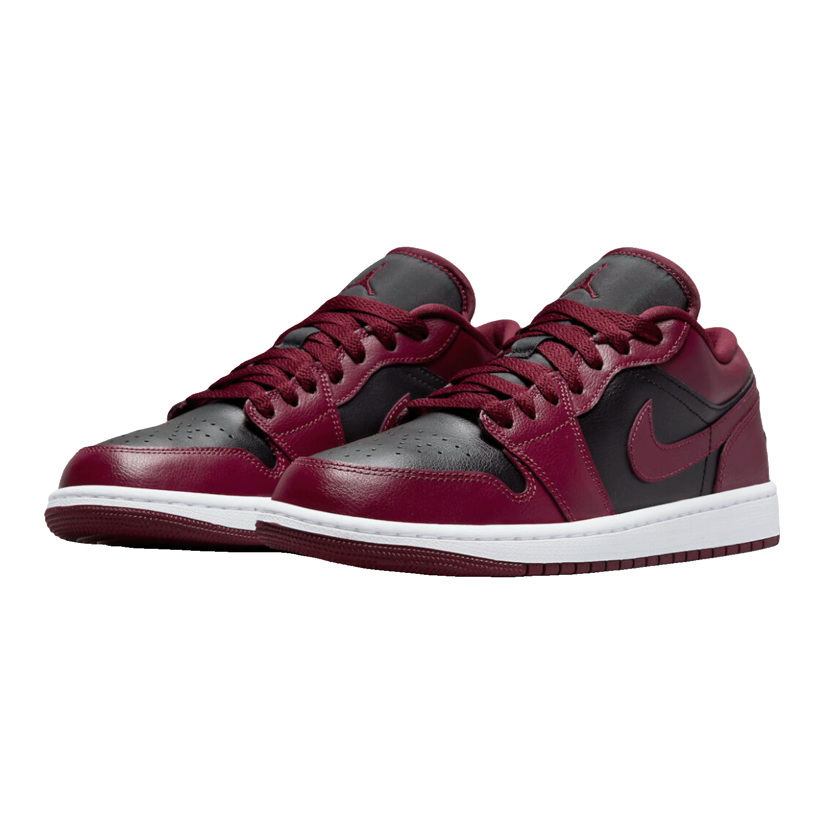 Nike Air Jordan 1 Low Black Dark Beetroot (W) Side