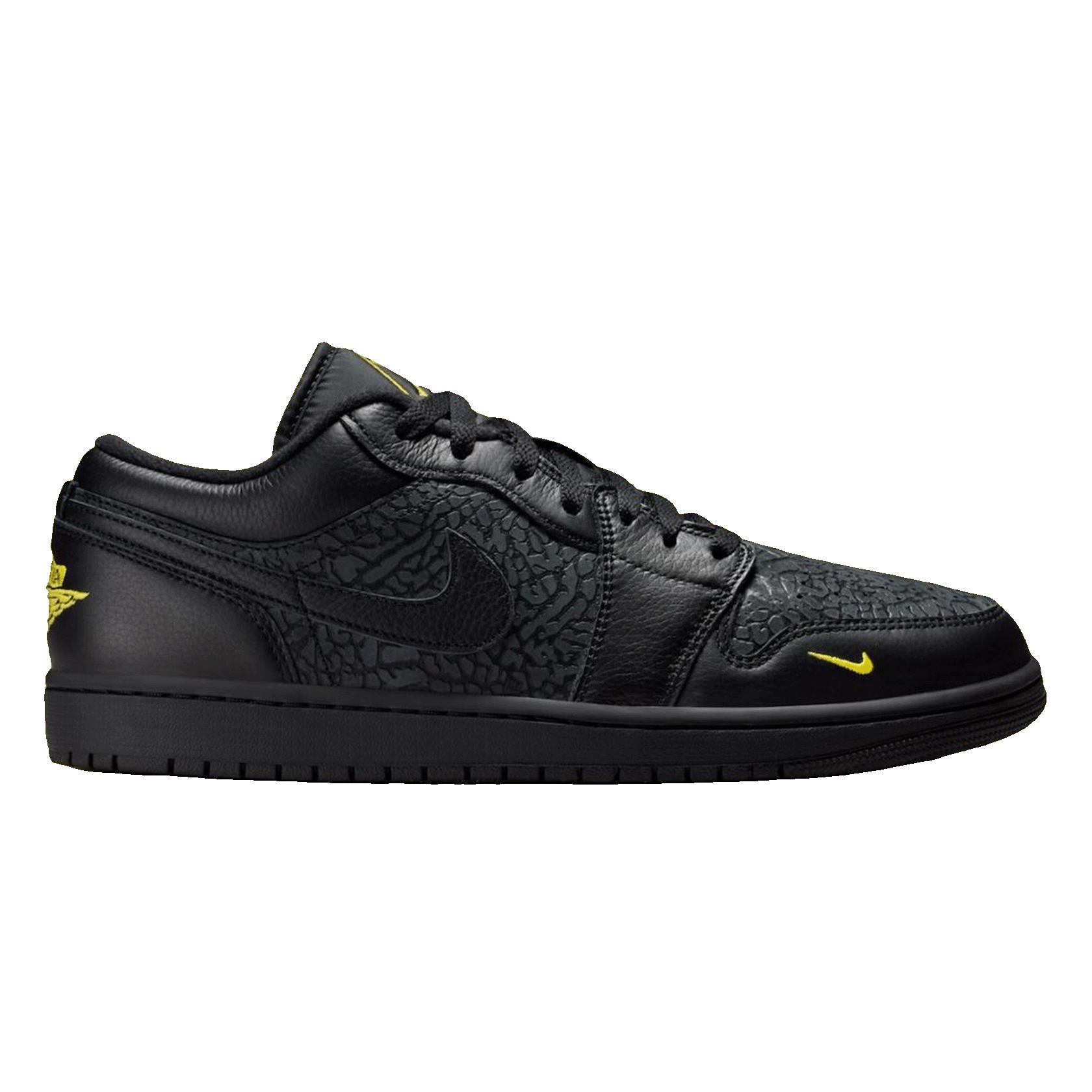 Nike Air Jordan 1 Low Black Elephant Print