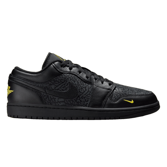 Nike Air Jordan 1 Low Black Elephant Print