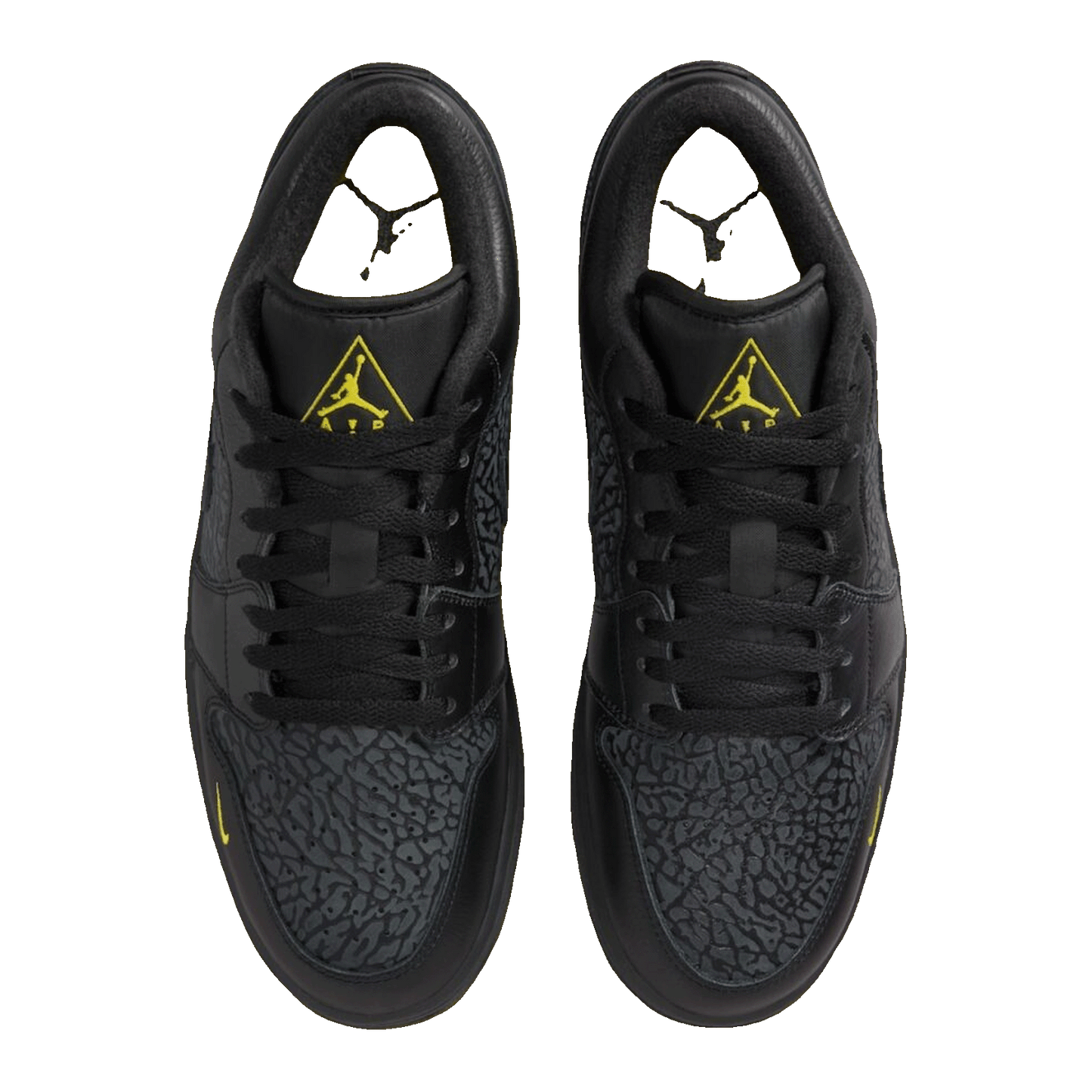 Nike Air Jordan 1 Low Black Elephant Print Oben