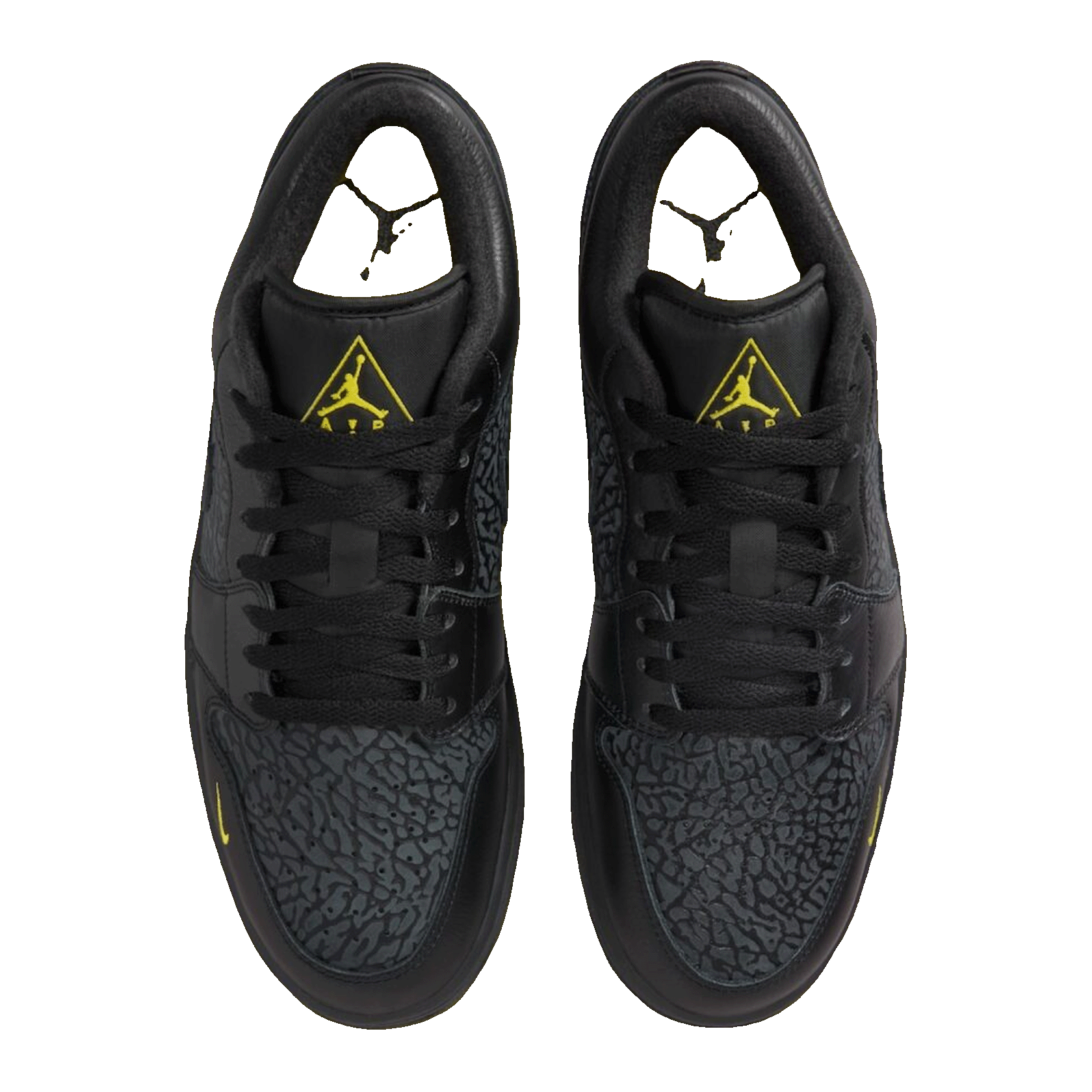 Nike Air Jordan 1 Low Black Elephant Print Oben