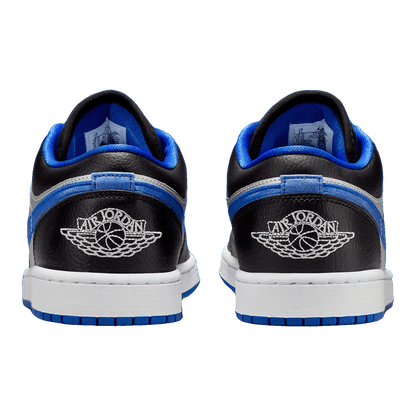 Nike Air Jordan 1 Low Black Game Royal Metallic Platinum Back