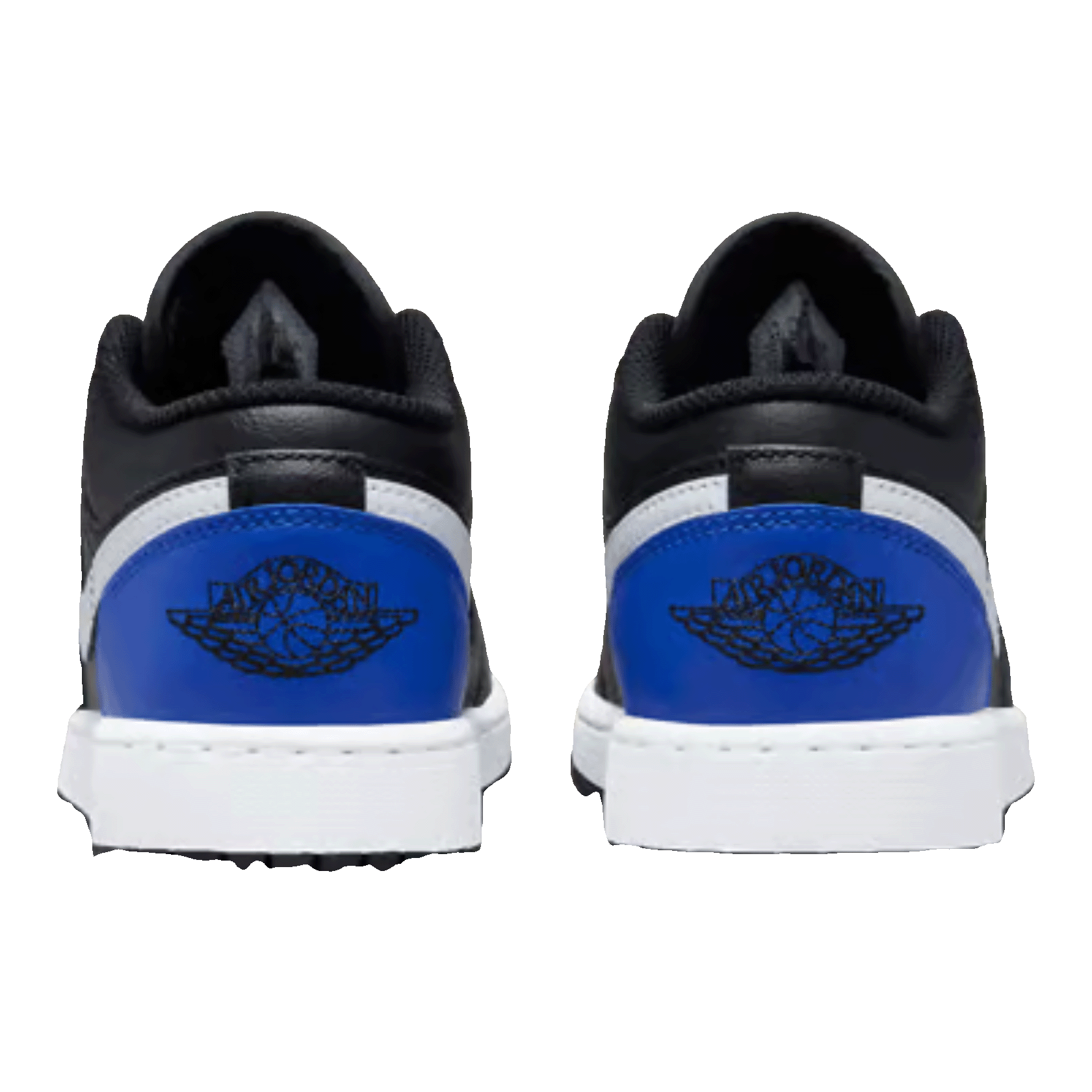 Nike Air Jordan 1 Low Black Game Royal White (GS) Back
