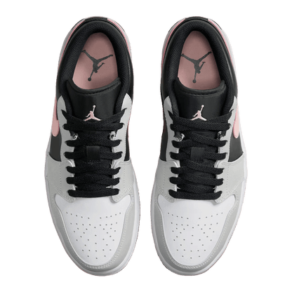 Nike Air Jordan 1 Low Black Grey Pink (GS) Oben