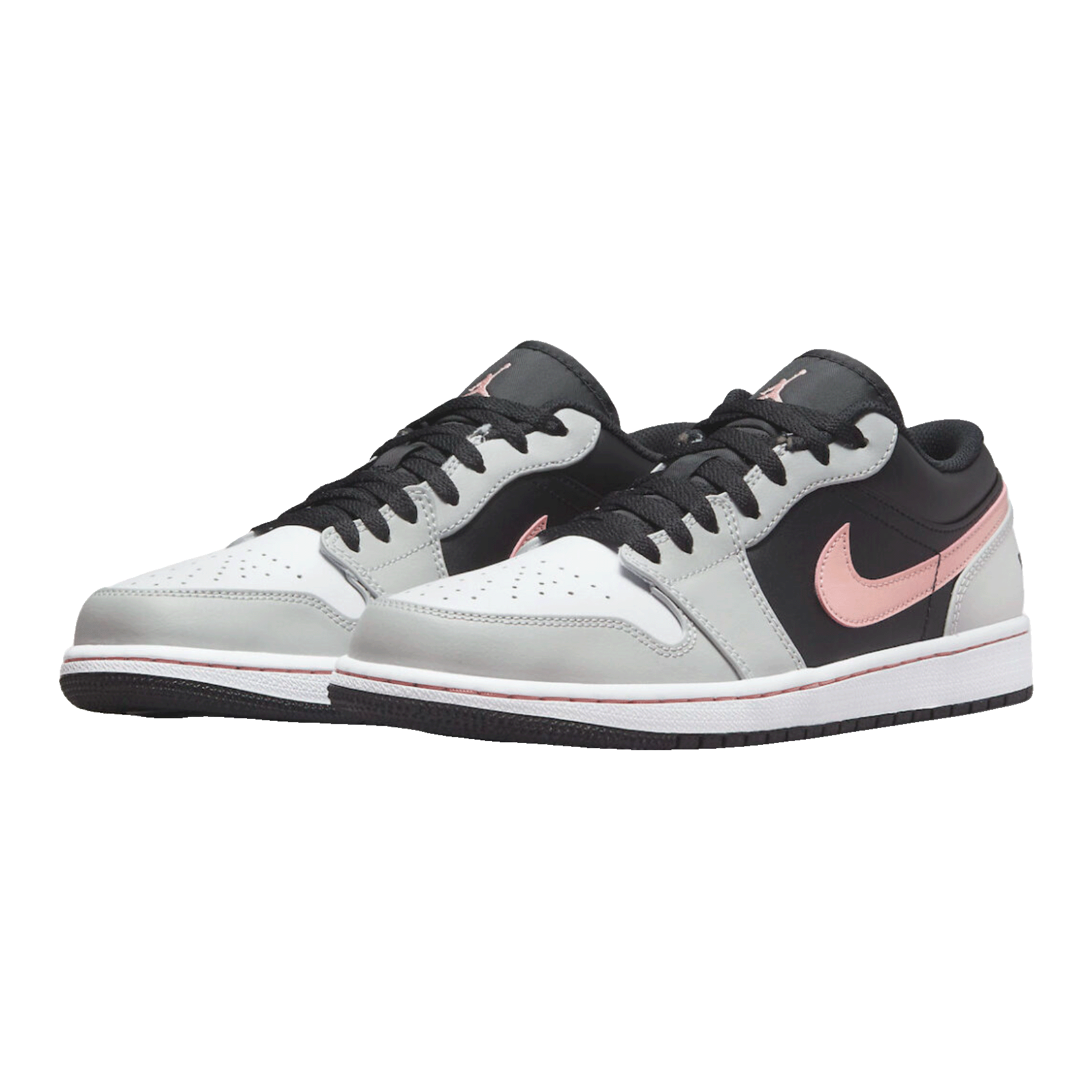 Nike Air Jordan 1 Low Black Grey Pink Side