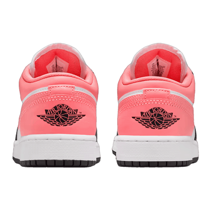 Nike Air Jordan 1 Low Black Pink Gaze (GS) Back 553560-025