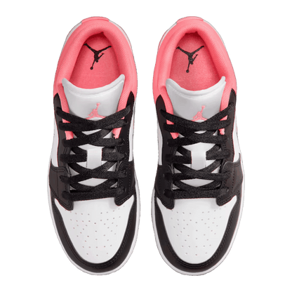 Nike Air Jordan 1 Low Black Pink Gaze (GS) Oben 553560-025