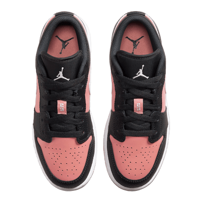 Nike Air Jordan 1 Low Black Pink Quartz (GS) Oben