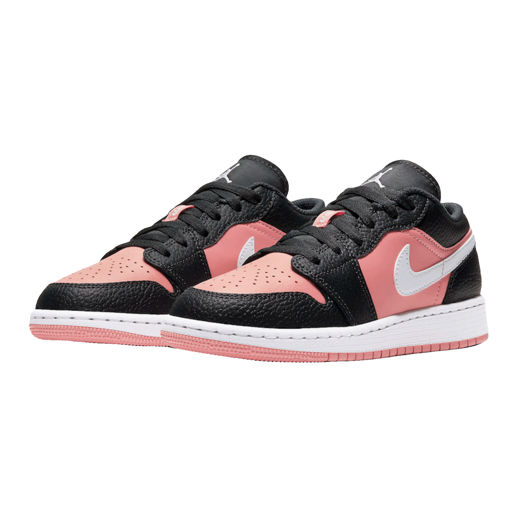 Nike Air Jordan 1 Low Black Pink Quartz (GS) Side