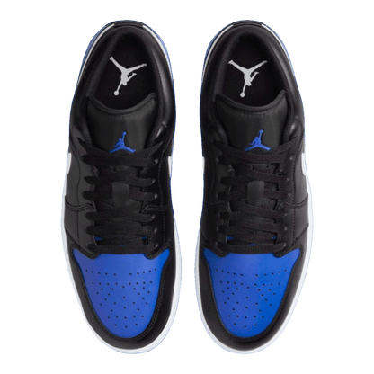 Nike Air Jordan 1 Low Black Royal Toe Oben