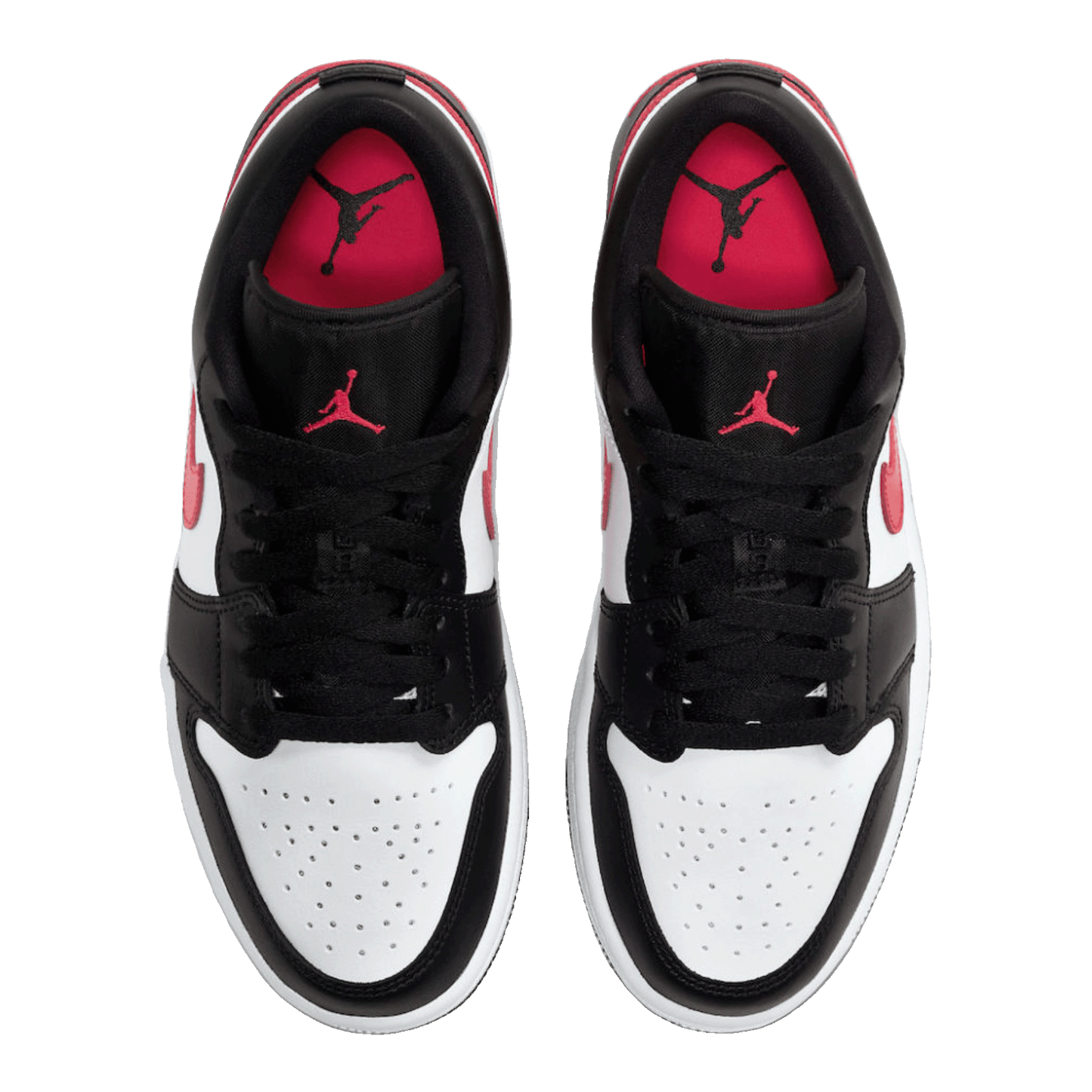 Nike Air Jordan 1 Low Black Siren Red (W) Oben