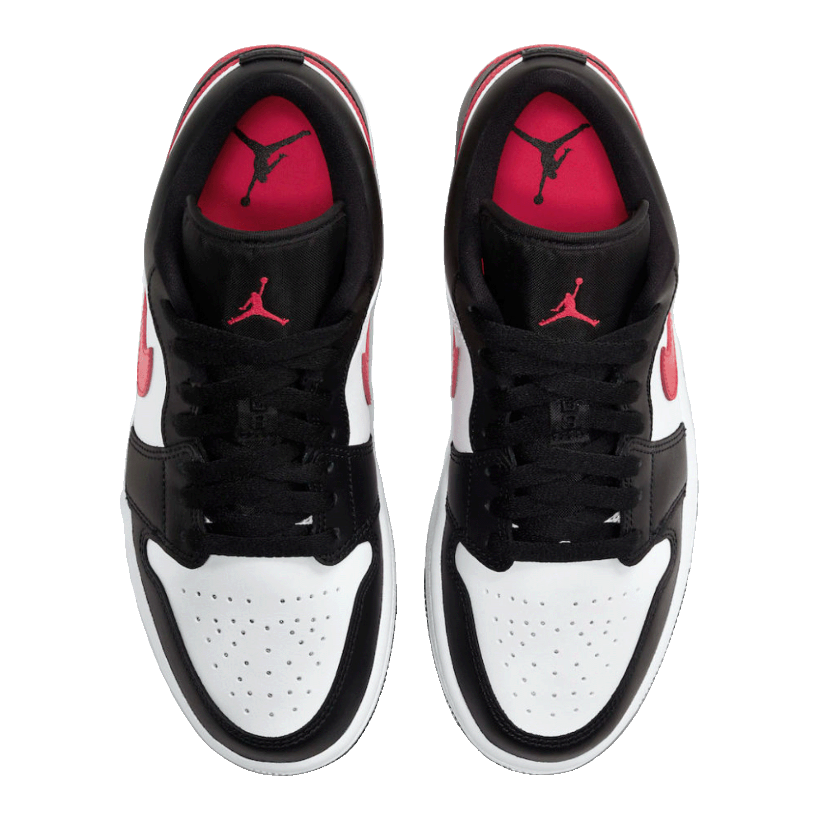 Nike Air Jordan 1 Low Black Siren Red (W) Oben
