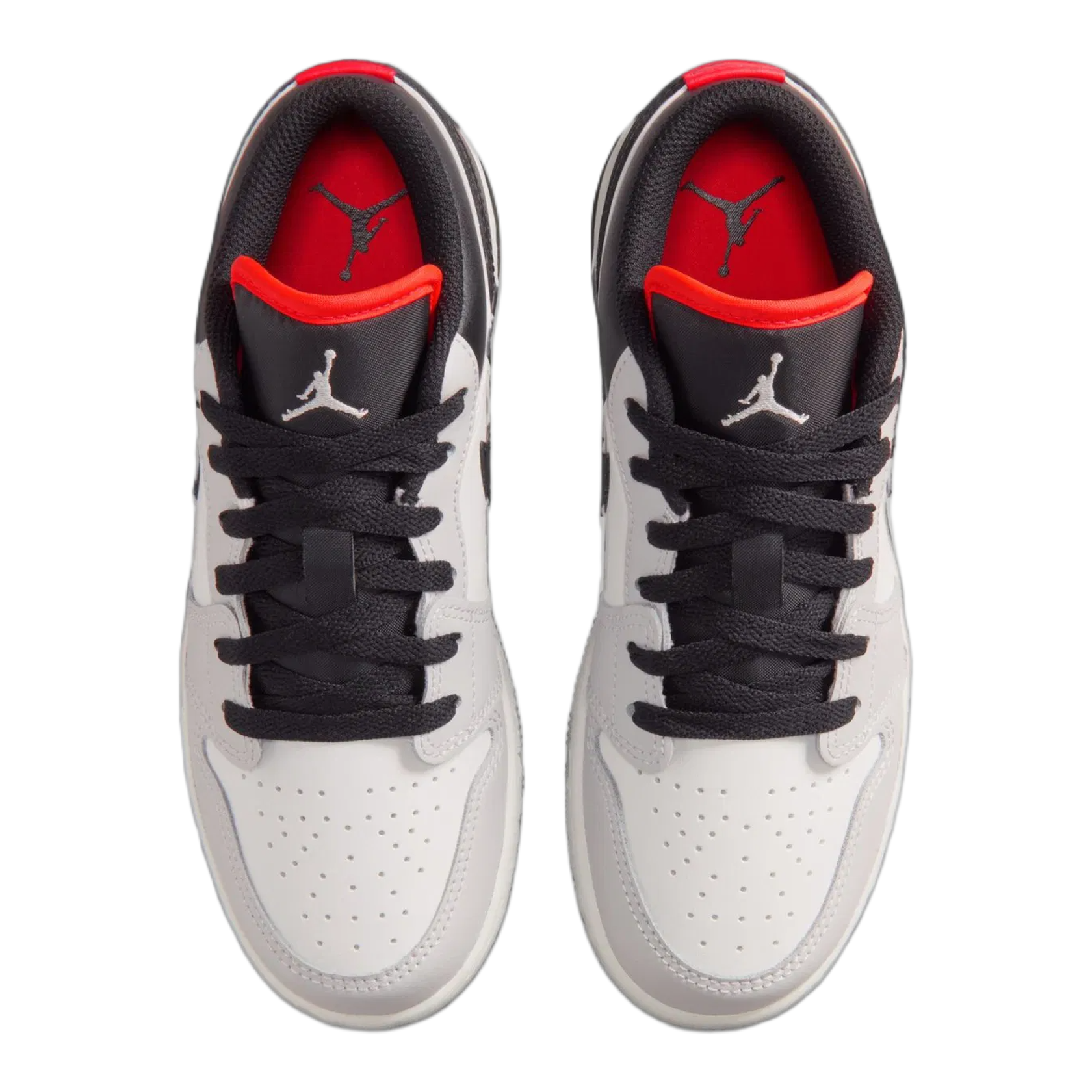 Nike Air Jordan 1 Low Black Summit White Infrared (GS) Oben 553560-045