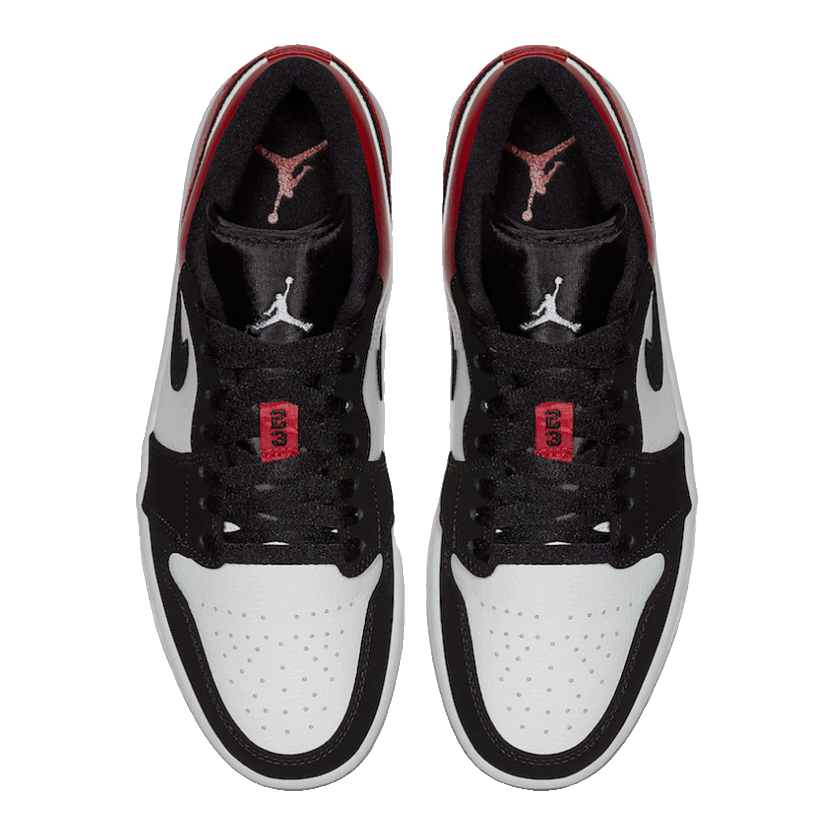 Nike Air Jordan 1 Low Black Toe (2019) (GS) Oben