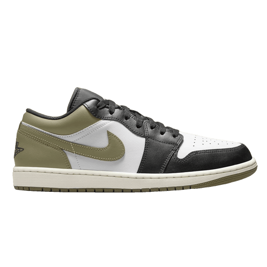 Nike Air Jordan 1 Low Black Toe Medium Olive