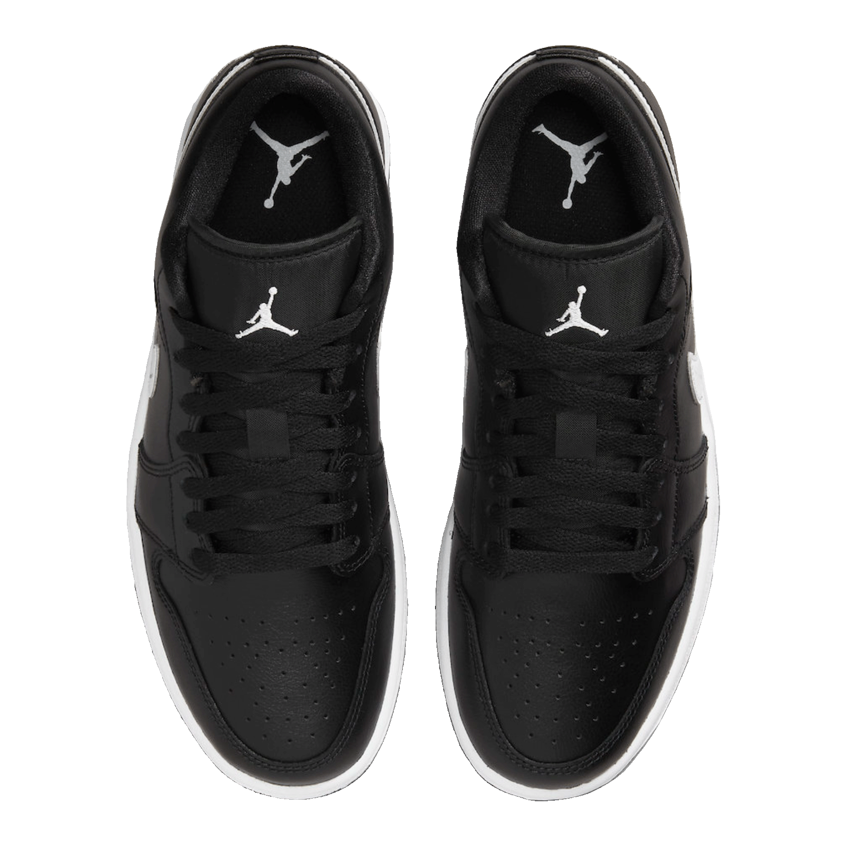 Nike Air Jordan 1 Low Black White (2022) (W) Oben