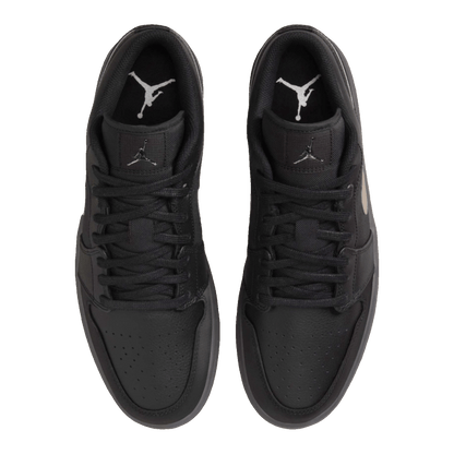 Nike Air Jordan 1 Low Black White Dark Smoke Grey Oben