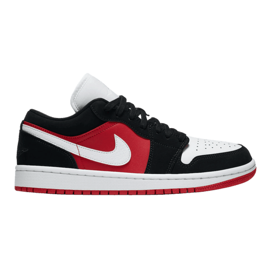 Nike Air Jordan 1 Low Black White Gym Red (W)
