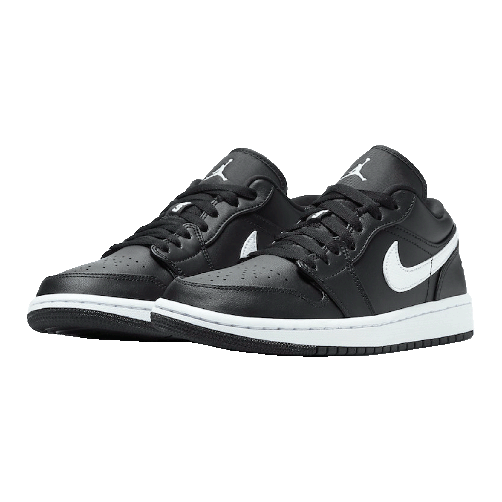 Nike Air Jordan 1 Low Black White (W) Side