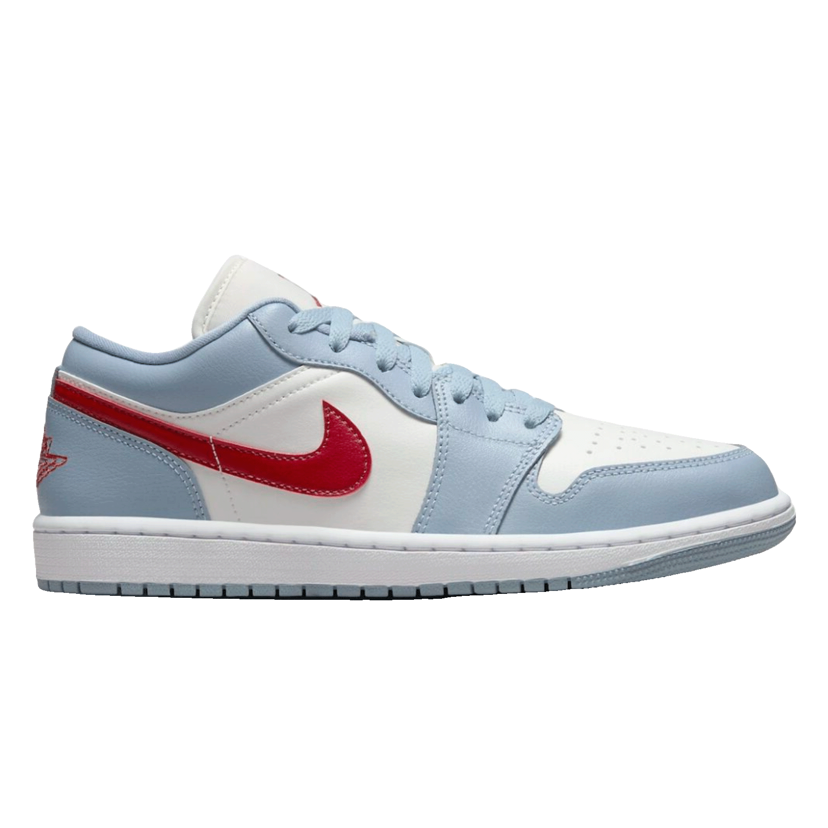 Nike Air Jordan 1 Low Blue Whisper Dune Red (W)