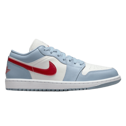 Nike Air Jordan 1 Low Blue Whisper Dune Red (W)