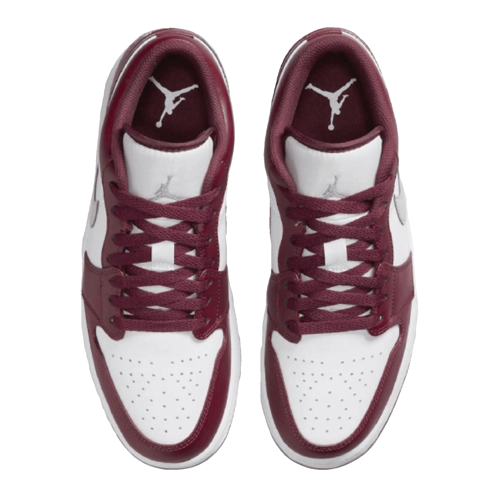 Nike Air Jordan 1 Low Bordeaux (GS) Oben