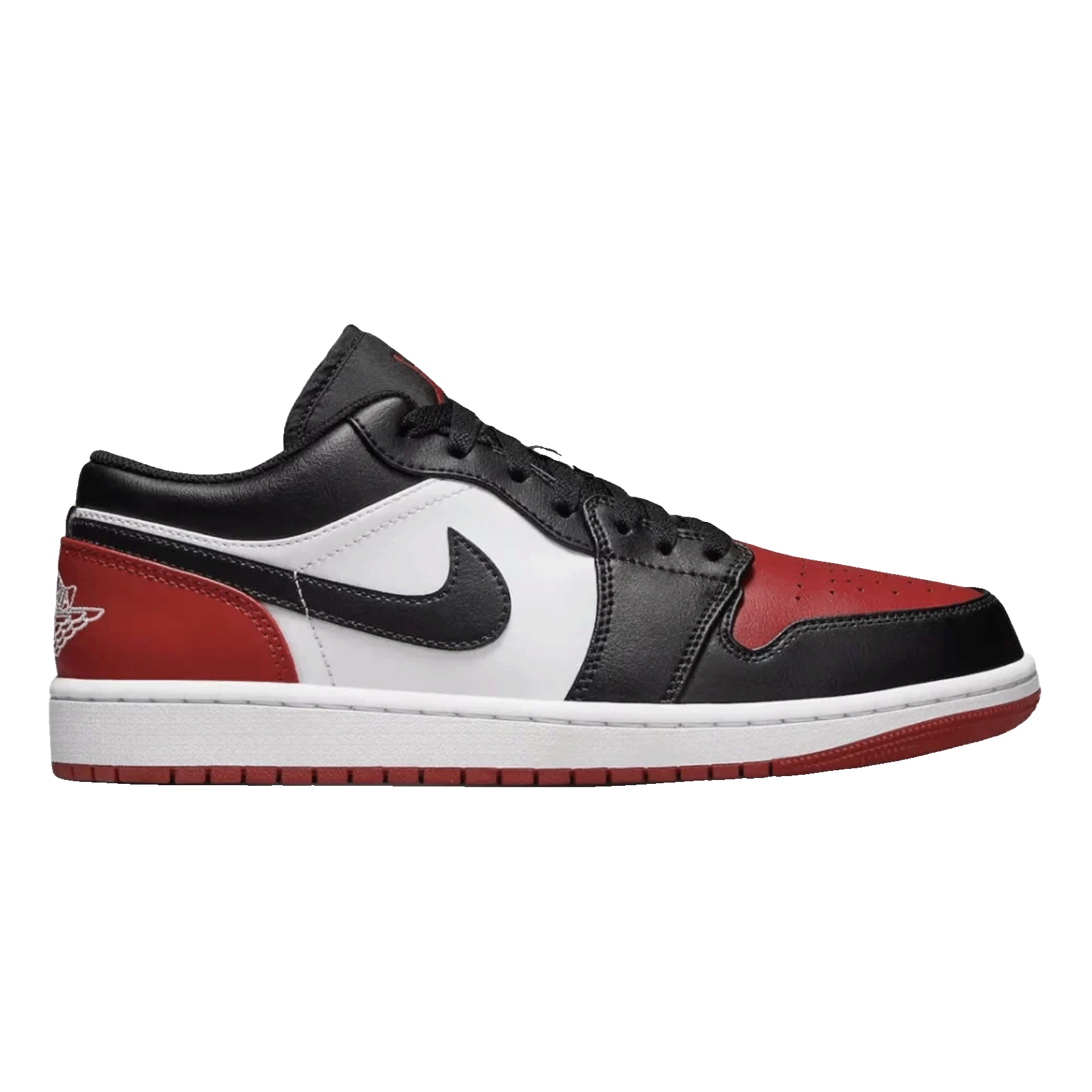 Nike Air Jordan 1 Low Bred Toe 2.0 (GS)