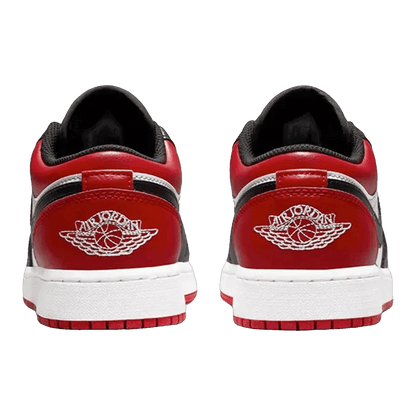 Nike Air Jordan 1 Low Bred Toe (GS) Back 553560-612