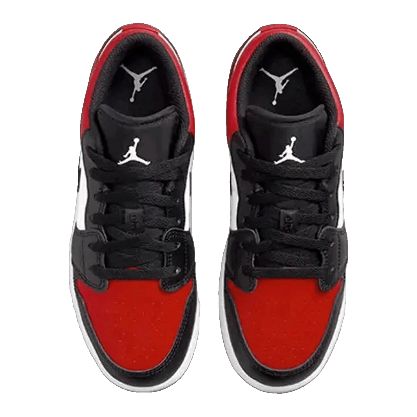 Nike Air Jordan 1 Low Bred Toe (GS) Oben 553560-612