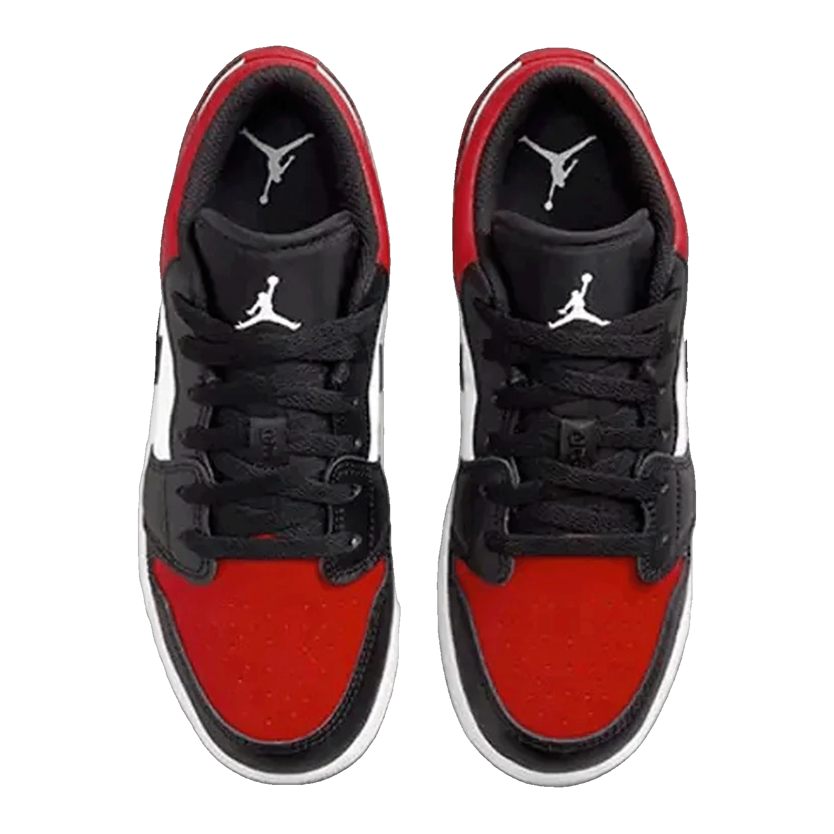 Nike Air Jordan 1 Low Bred Toe (GS) Oben 553560-612