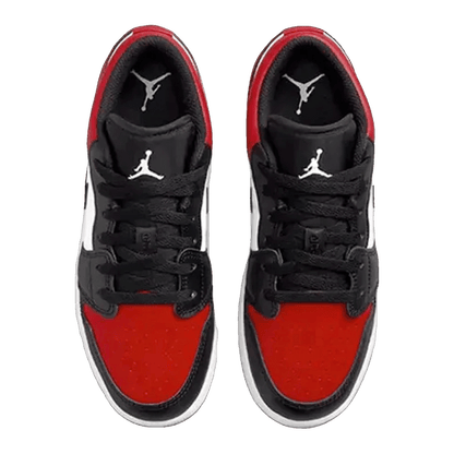Nike Air Jordan 1 Low Bred Toe (GS) Oben 553560-612