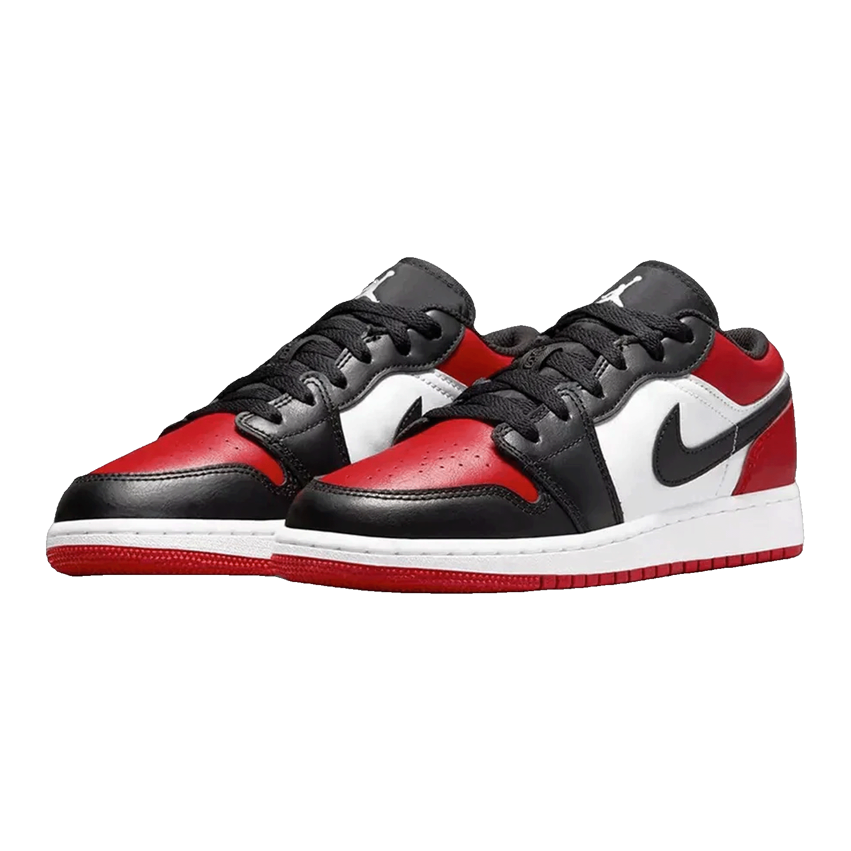 Nike Air Jordan 1 Low Bred Toe (GS) Side 553560-612