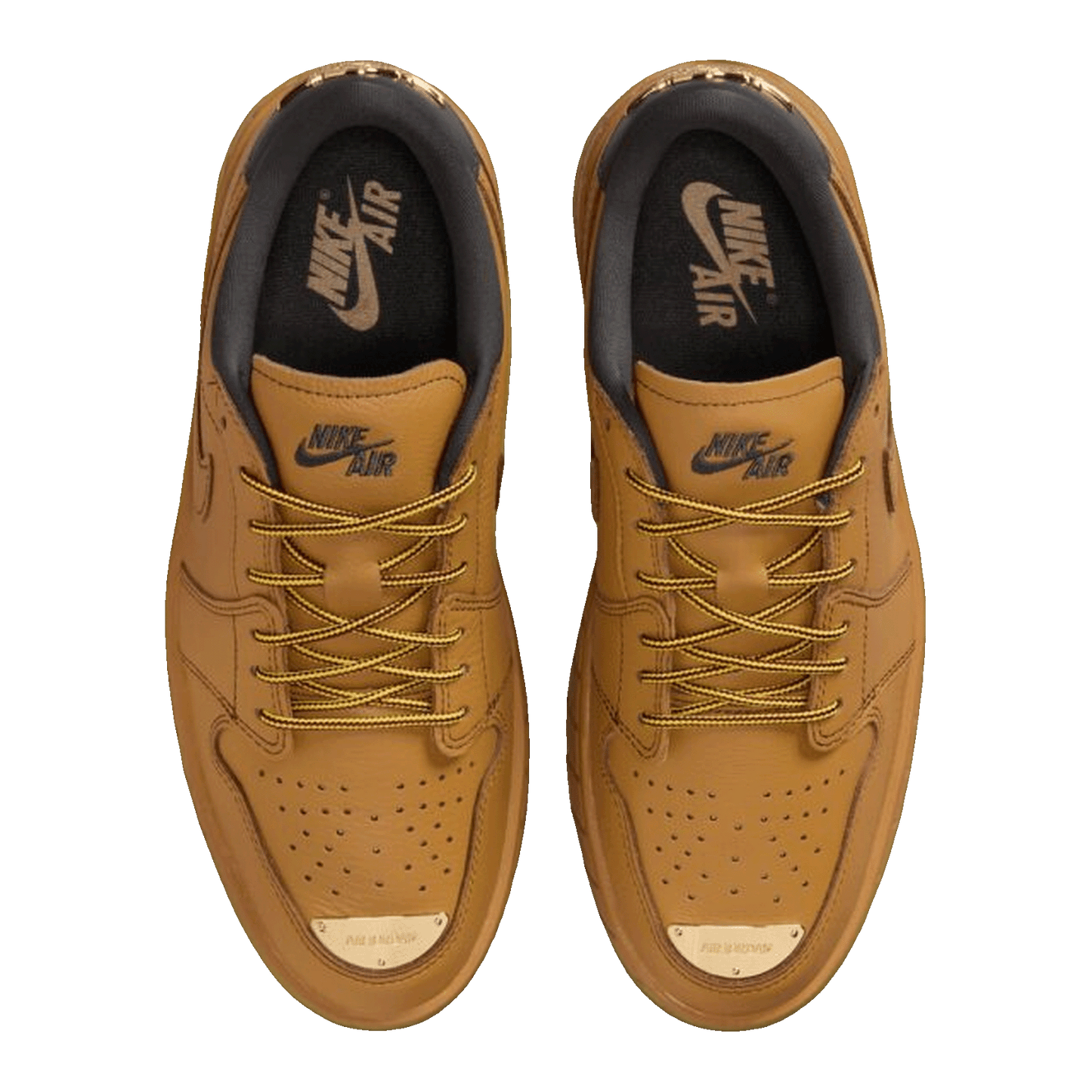 Nike Air Jordan 1 Low Brooklyn Wheat (W) Oben