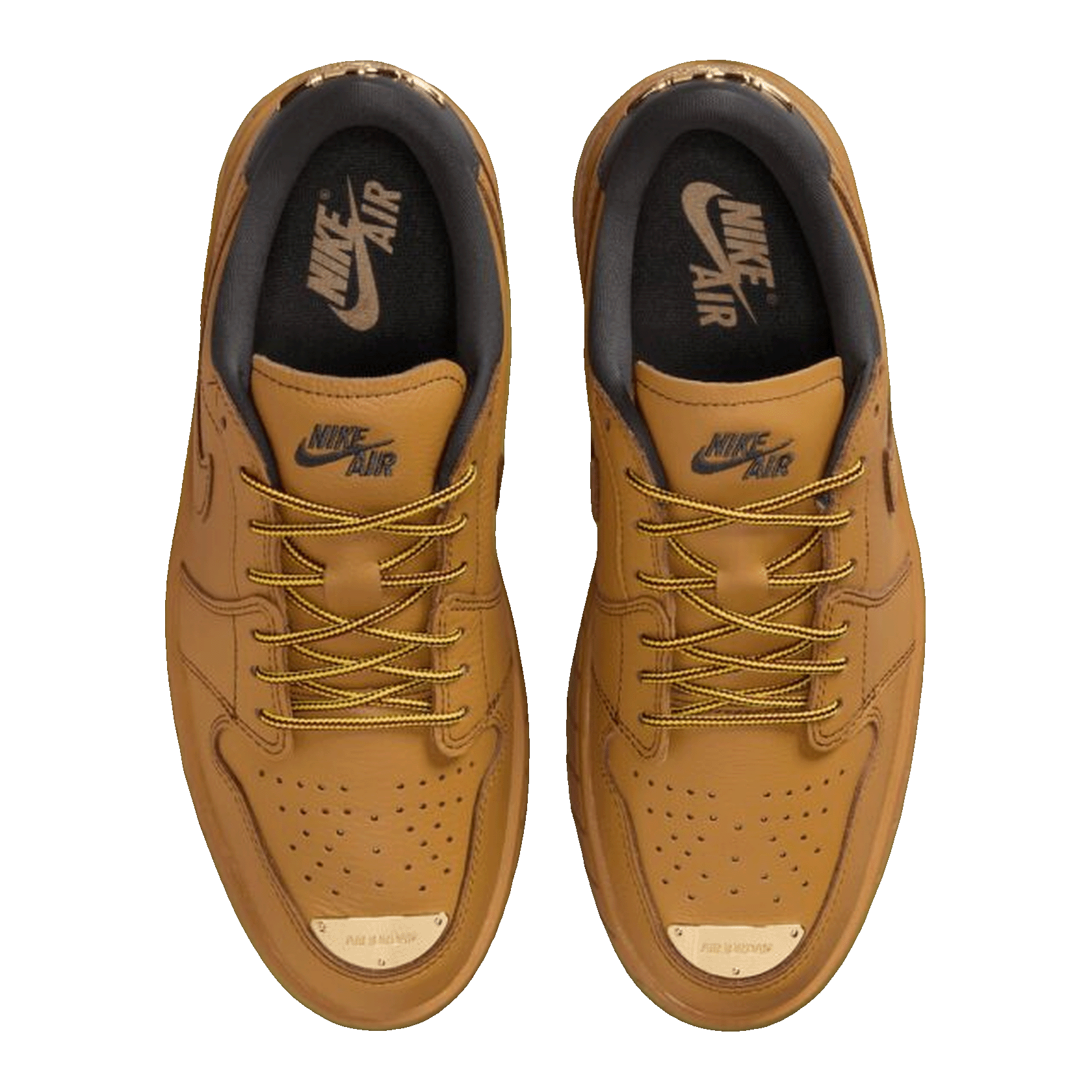 Nike Air Jordan 1 Low Brooklyn Wheat (W) Oben