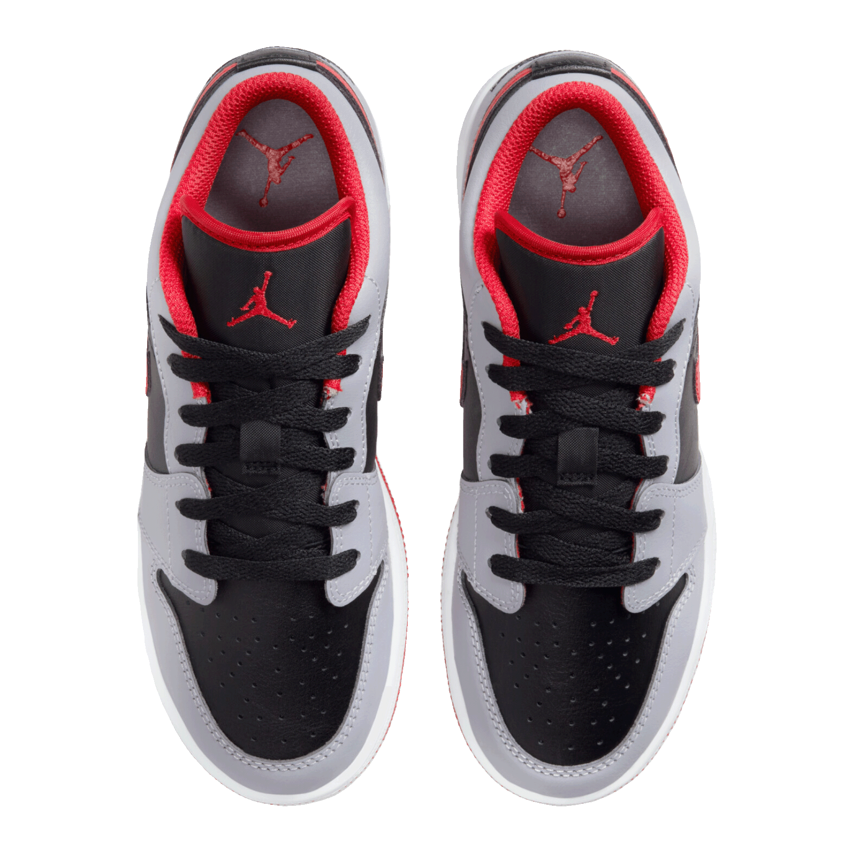 Nike Air Jordan 1 Low Cement Fire Red (GS) Oben