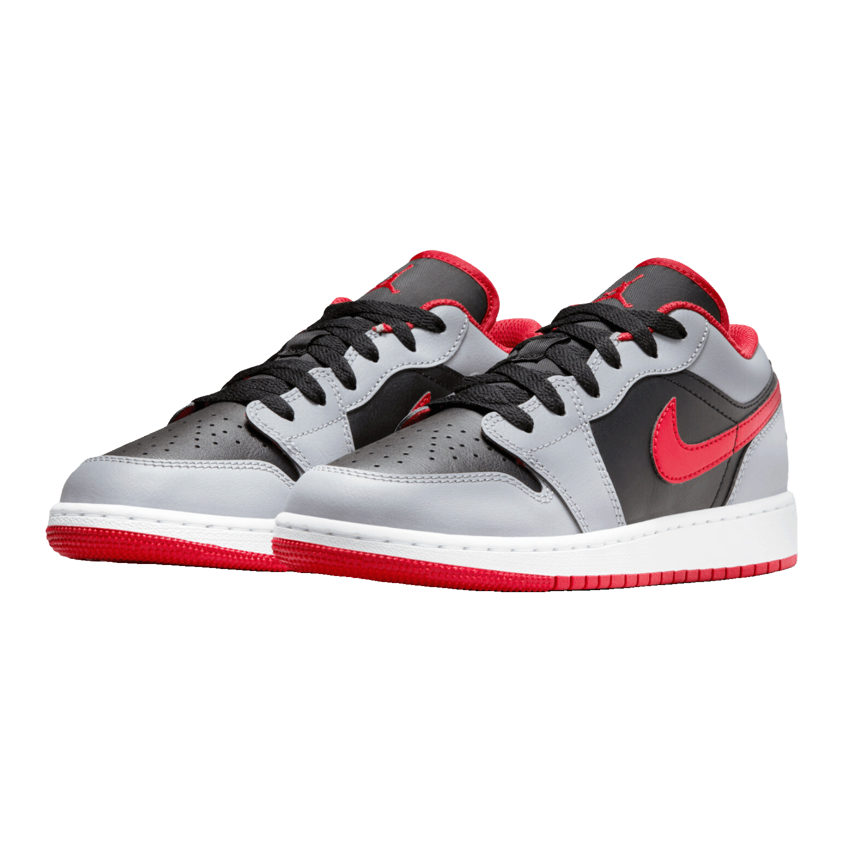 Nike Air Jordan 1 Low Cement Fire Red (GS) Side