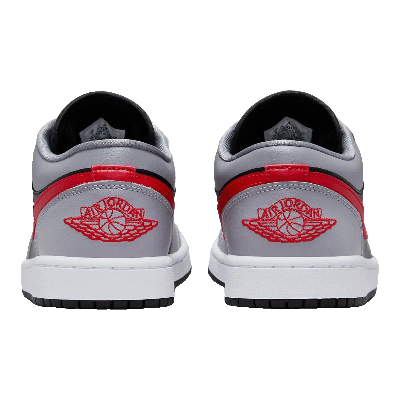 Nike Air Jordan 1 Low Cement Grey Fire Red (W) Back